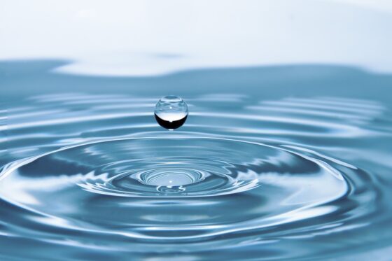drop of water drop impact ripples 578897